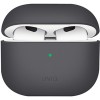 Чехол Uniq Lino для AirPods 3 AIRPODS(2021)-LINOGRY (темно-серый)