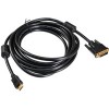 Кабель Buro HDMI-19M-DVI-D-5M