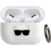 Чехол CG Mobile Karl Lagerfeld для AirPods Pro KLACAPSILCHWH (белый)