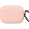 Чехол LifeStyle для AirPods Pro (с карабином, розовый)