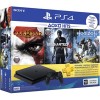 Игровая приставка Sony PlayStation 4 Slim Horizon ZeroDawn+God of War3+Uncharted4 500GB
