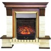 Каминокомплект Smolcom Stone Montebello STD-ASP с Majestic FX M Brass (дуб антик)