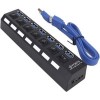 USB-хаб USBTOP USB3.0 Type-A - 7x USB3.0 с выключателями